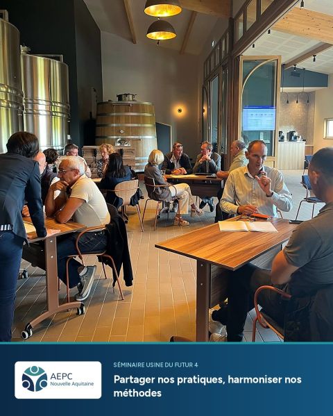 Séminaire Usine du Futur 4 à Château Fage : ateliers entre consultants