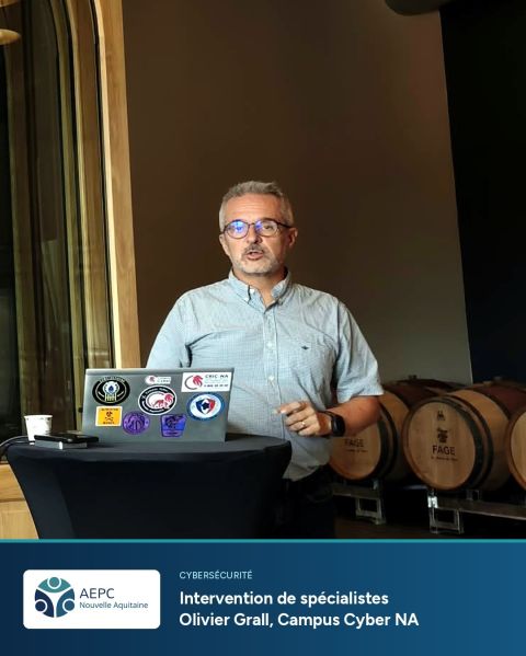 Intervention d’Olivier Grall, Campus Cyber Nouvelle-Aquitaine, au séminaire Usine du Futur 4